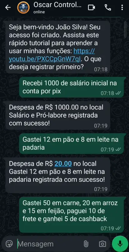 Interface Financeira 2